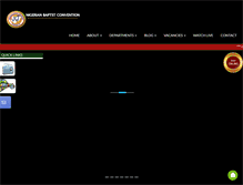 Tablet Screenshot of nigerianbaptist.org